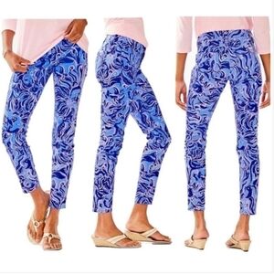 LILLY PULITZER South Ocean Skinny Crop Jeans Pants